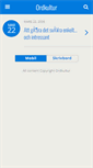 Mobile Screenshot of ordkultur.se